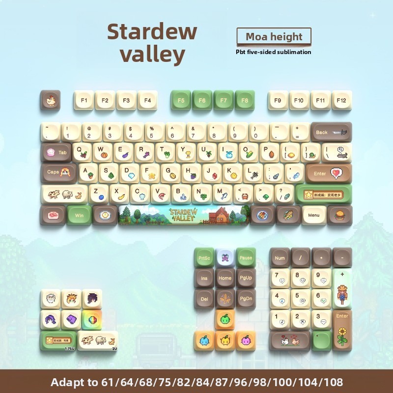Gaming Accessories Aesthetic - 112 Stück Stardew Valley Custom Mechanische