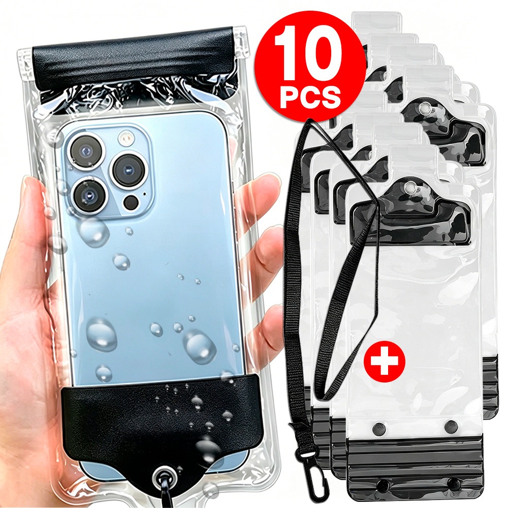 Gaming Accessories Rack - 1-10 Stück Universelle IPX8 Wasserdichte Handyhüllen