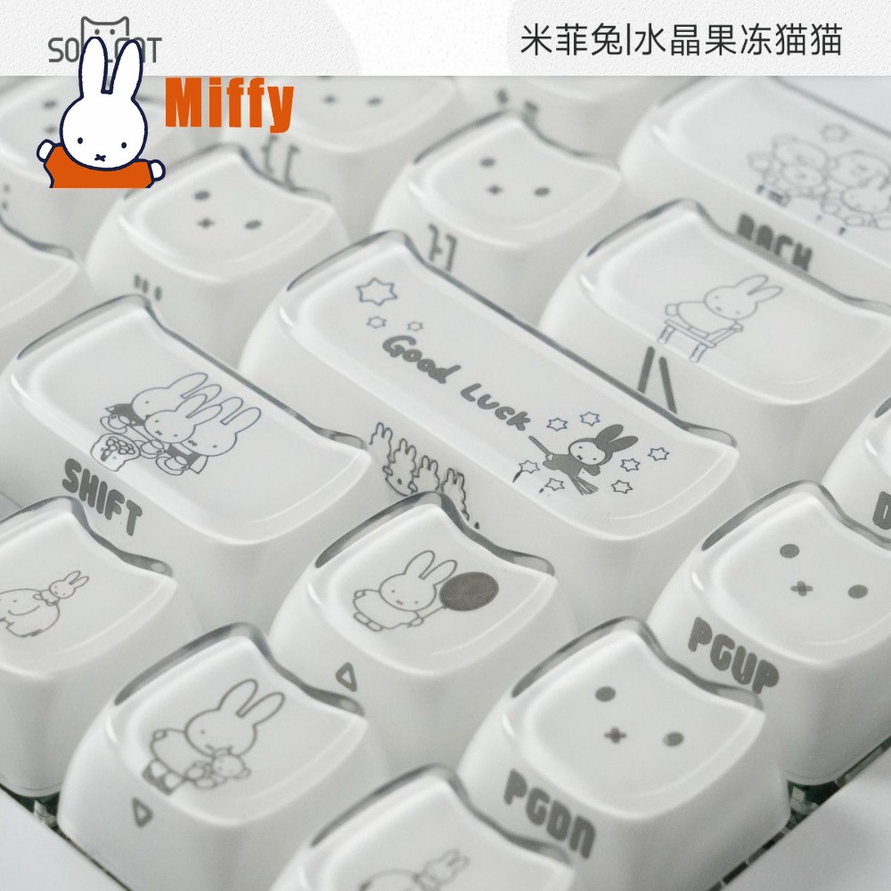 Kawaii Miffy Tastenkappen Nied – Gaming Accessories Aesthetic Bewertung und Preis